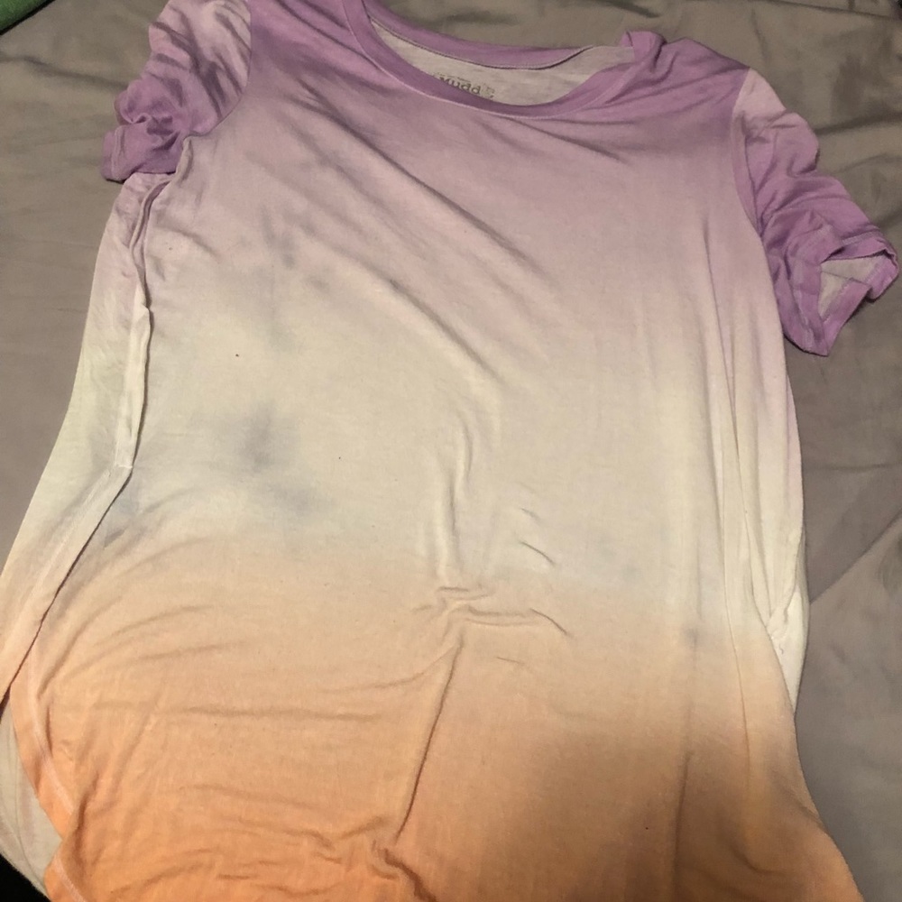 Mudd. Tie Dye Flowy tee